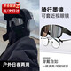 
CEYYOR cycling glasses men's mountaineering outdoor sports windproof bicycle mountain bike goggles sun sunglasses glasses women black frame silver lens (one pair)