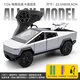 1 24 Tesla Model Y car model alloy toy car model children's toy car simulation model boy gift silver 1/24 Tesla alloy remote control car sedan