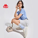 KAPPA women's shoes, low top shoes, women's 2025 summer new breathable mesh sneakers, women's light white shoes, women's winter white 37