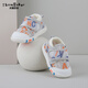 Tombeck baby toddler shoes mesh shoes spring and autumn 1-3 years old non-slip breathable mesh children's shoes gray letter 19