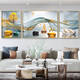 
Fulu Light Luxury Living Room Decoration Painting Simple Modern Sofa Background Wall Hanging Painting Atmospheric Mural Landscape Painting Wall Painting HJ-3895-Back with a Back Suitable for sofas below two meters on both sides of 30*50+