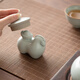 SUSHI CERAMICS Ru kiln tea pet ornaments can be raised immediately and make money immediately, creative tea table ornaments, gifts, affordable prices for group purchases