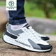 Woodpecker 2025 new casual shoes men's shoes summer new breathable casual sneakers men's soft sole non-slip running comfort AW9902 blue fabric style 42 size small/size one size