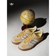 Adidas GAZELLE German training shoes couples shoes new yellow T-toe shoes JI3523 JI3523 Cream yellow 38 authentic products in the whole store support identification