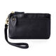 Neuer Stil stilvoller echtes Leder -Handgelenk -Tasche Multifunktion Münz Brieftasche für Frauen Handgrabung Bag schwarz - 16 cm * 9 cm