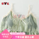 Yalu hosender Nachthemd mit Brustpolster Sommer dünner reines Baumwollpyjamas reines und sexy Mädchen Casual Kleid QM6626 L