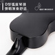 Bergson Style de 21 pulgadas Ukulele femenino Instrumento musical para niños pequeños Estudiantes de guitarra Niños de instrumentos musicales Regalo [niños] Gradiente en blanco y negro