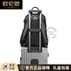 
OULUNCHI [2025 new style] Backpack Gift Top Cowhide Waterproof Computer Bag Fashion Travel Bag Genuine Leather School Bag Black [Can accommodate 15.6-inch computers] 27*40*16CM