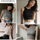 维多利亚的格调小吊带背心女款内搭夏外穿运动无袖T恤设计感短款上衣工字遮副乳 3897黑色【打底/外穿/港风/无袖/ M