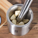 ZWILLING Zwilling 316 stainless steel thickened solid garlic pounder large stone mortar grinder bowl garlic pounder 304 pounding bowl