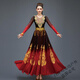 Jingting Xinjiang Uyghur Dance Costumes Female Uyghur Costumes Adult Square Performing Arts Examination Large Swing Skirt Set Hat + Dress + Waistband + Pants S (85-100Jin Jin is equal to 0.5 kg)