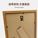 Aimo painted solid wood photo frame table hanging wall A4 picture frame empty frame mounting calligraphy and painting photo photo frame license frame certificate frame teak color