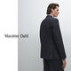Massimo Dutti autumn new product 2025 men's smart commuter style gentleman wool blended suit jacket 03502502 Navy blue 46 (175/92A) size is small
