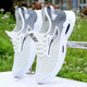 Zapatos changxiang huili zapatos para hombres 2025 Nuevo verano suave hueco de malla delgada zapatos de malla suave malla casual zapatos deportivos FH-882-DD Negro 39