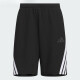阿迪达斯（adidas）短裤男裤夏季新款五分裤跑步健身裤子训练透气休闲裤运动裤 KC3897/黑色 S