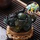 Baqianxing 2025 New Pixiu Tea Pet Ornament Tea Play Can Raise Color Changing Boutique Tea Set Tea Table Tea Table High-End Gift Water Spray Color Changing + Turn Base + Turn Dragon Ball + Turn Gold Coin + Long