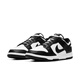 Nike (Nike) Dunk Low's Men's Retro Board Chaussures Rubber Sole Low Top Light Amortification DD1391 100 Blanc / Noir / Blanc 40.5