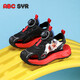 ABCSYR New Summer Nezha Boys Sandals Bag Toe Anti-collision Anti-slip Breathable Outdoor Cartoon Beach Shoes SK983 Black and Red 35 Inner Length 22.2CM