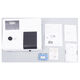 CLCEY UV Spectrophotometer 721 Visible Spectrophotometer 722723752 Cuvette Tungsten Lamp UV756