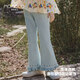 
Mamimaca MOMOCO children's pants for girls' autumn children's clothing fashionable and stylish denim trousers