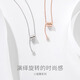 Fanci Fan Qi small waist silver necklace female pendant clavicle chain girlfriend birthday gift for best friend