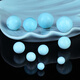 Yanyun Jewelry luxury collection grade turquoise single bead loose bead raw ore mirror high porcelain round bead crystal with beads 5-6mm