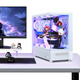 AMD9950X/RTX5080 16G White Magic Dragon game console computer desktop assembly computer host DIY complete machine configuration six 9950X+RTX5070 12G Wantushi 3X