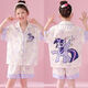 Mikeshan Girls Pyjamas Summer Nouveaux enfants de taille moyenne
