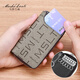 Masha Lanti Men's Car Key Bag 2025 Waist Hanging Key Chain Key Card Bag Men's Coin Wallet Gray [Friendly Boyfriend Gift Husband Father Dad