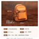
Miyo genuine leather car key bag 2025 new mini storage pendant headphones lipstick small hanging bag head layer cowhide cowhide wallet Crazy horse brown [send deer lanyard]