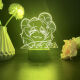 Chiyou anhela convertirse en una bailarina de figura mágica, Duna, Lis, Tenkawa Kaori, animación de luz nocturna circundante, grietas sobre fondo blanco, toque de 7 colores, USB+compartimento de batería 4877 Tenkawa Kaori