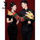 Playboy (PLAYBOY) New Chinese style national style suit suit for young adult ceremony groom style engagement stand collar tunic suit thin men's new Chinese style jacket high quality upgraded style M (recommended weight 100-120 Jin Jin equals 0.5 kg)