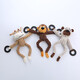 Pet Toys Corduroy Dog Sound Malling Plush Toy con anillo de goma Suministros de diversión interactivos resistentes a la mordedura