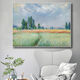 Beyzk Giverny's Spring Monet Pintura al óleo Hogar sala de estar moderna pared decorativa pintura colgante de medidor de medidores de la pintura Master Monet Coast 02 80*12035 mm de espesor