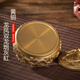 Ornements de bureau en laiton de cendrier pour la maison Chinois Retro Bronze Cendre des ornements antiques pour Double Dragons et Phoenix Double Dragon Cendre de cendrier (environ 695 grammes)
