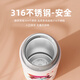 
Lock Lock Disney Sophie Children's Thermos Cup for first grade 316 stainless steel drinking cup for female elementary school students to go to school 450ml Judy Rabbit-HC6195