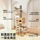 Beast Brand Mercure Solid Wood Cat Climbing Frame Does Not Take Up Small Apartment Cat Rack Multi-layer Cat Tree Cat Nest Cat Scratching Board Integrated with Space Capsule Mercure L Classic Model