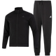 
Adidas men's sports suit fitness casual fashion stand-up collar jacket loose trousers H46101+GK9226/black three strips on the side of the jacket S