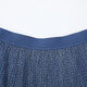 
beanpole [New Product] Binbo Spring and Summer 2025 Women's Elegant Pleated Imitation Denim Tulle Skirt Blue S 160/66A 26