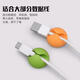 Zhongshangguan Desktop-Kabel-Kabel-Speicher-Speicher-Tool-Tool-Ladekabel-Ladekabel-Fixer Snap Fixer Mobile Telefon Bett Doppelklettern Sie Büro schwarze 3 Rundschiffe Hubs