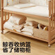 Trimigo crib solid wood bed multifunctional pine bed baby rocking bed cradle splicing removable newborn bed solid wood Muyu solid wood bed crib baby solid wood bed pine bed
