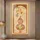 LED lamp gourd entrance entrance decoration painting facing the door mural painting Fu character new Chinese corridor hanging painting high-end persimmon Ruyi A style 100*200 LED lamp painting (intelligent direct insert + remote control) 328