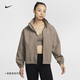 NIKE耐克官方STORM-FIT SWIFT女子防风防泼水跑步夹克 233貂棕_黑_银 均码 2XS