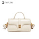 
Golden Fox (FOXER) top layer cowhide women's bag women's bag large capacity one-shoulder crossbody handbag joint Chinese Valentine's Day gift