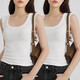 
Slim fit and slim suspender vest for women in summer 2025 new versatile large size fat MM sleeveless short base top K10-dark gray 2XL Recommended weight 130-150Jin [Jin equals 0.5 kg]