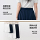 
Shifanli ('SEIFINI) Shifanli white French romantic A-line skirt 2025 summer new style navy blue popular slim and gentle fairy skirt white long skirt M