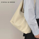 CinvaiKrose light luxury tote bag 2025 new large capacity bag women's bag armpit shoulder bag birthday Chinese Valentine's Day gift, beige gift for girlfriend and wife