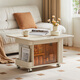 Table basse à domicile de Lin, canapé, petite table d'appoint, salon mobile, petite table d'accueil, petit appartement nouveau modèle LH202J1