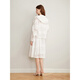 Yiner Goodland Beauty Women's Clothing 2025 Sommer neuer lässiger Style Spitze Kapuze -Jacke Dünne Loose Style White L.