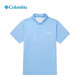 Columbia outdoor spring and summer new men's fishing series quick-drying breathable short-sleeved POLO shirt FE1038 455 blue 2XL/190/104A